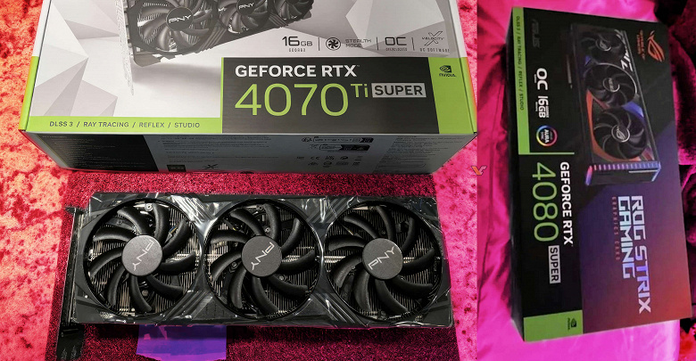 Некоторые счастливчики заполучили видеокарты GeForce RTX 4080 Super и RTX 4070 Ti Super до старта продаж. Правда, поиграть они на них не смогут