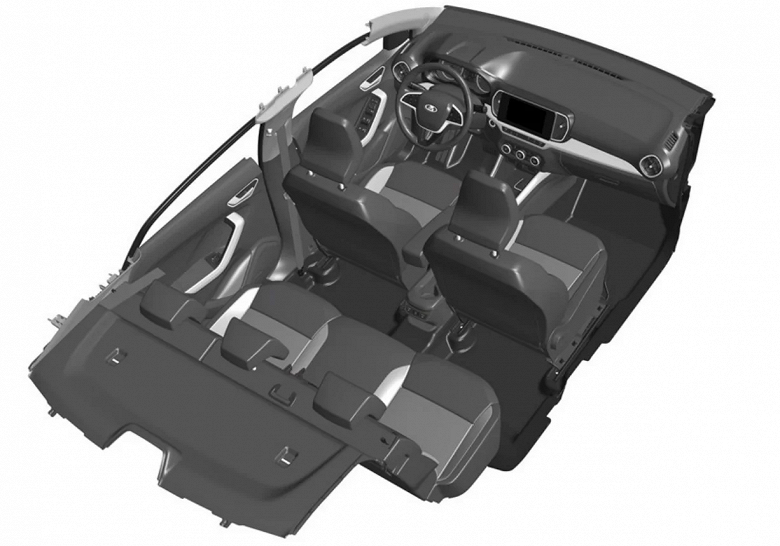 Салон Lada Iskra показали в высоком разрешении