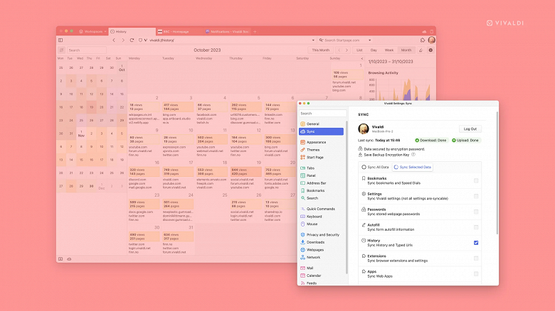В альтернативном браузере Vivaldi большое обновление — панель сессий, полноценная синхронизация истории и многое другое