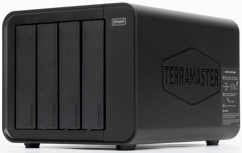 Обзор хранилища с прямым подключением (DAS) Terramaster D8 Hybrid для 4×HDD, 4×NVMe SSD и RAID0/1/JBOD