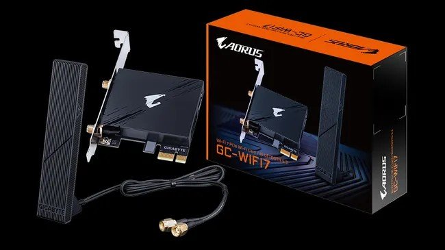 Спецификации Wi-Fi 7 ещё не приняты, а Gigabyte уже выпустила адаптер GC-WIFI7 для ПК