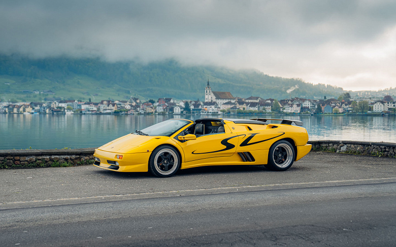 Единственный в мире родстер Lamborghini Diablo SV выставили на продажу