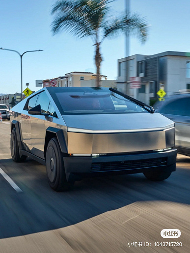 Интерфейс и салон Tesla Cybertruck показали на качественных фото