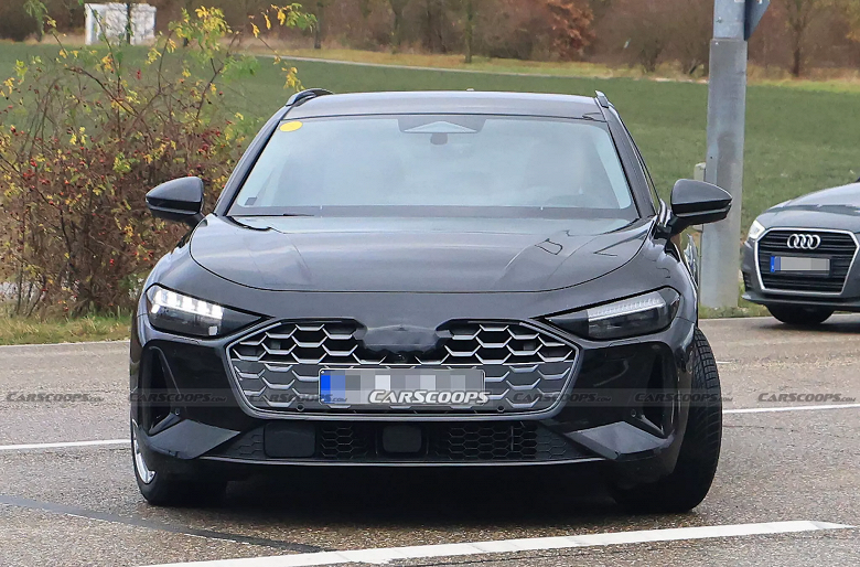 Это Audi A5 Avant 2025. Первые фотографии почти без камуфляжа