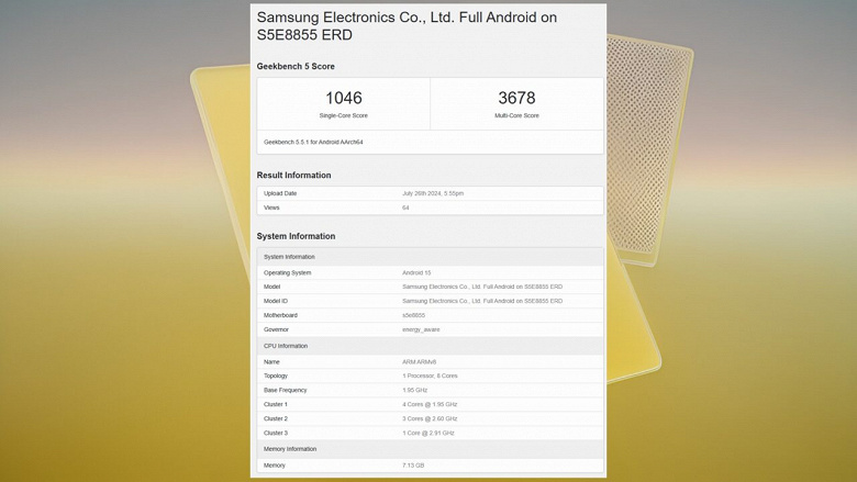 SoC Exynos 1580 для потенциального бестселлера Samsung Galaxy A56 протестирована. Она показывает результат на уровне Snapdragon 888