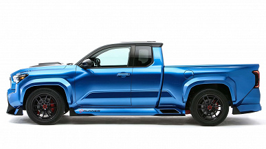 Крутой пикап Toyota для дрифта. Представлена Toyota Tacoma X-Runner Concept с 421-сильным мотором, пневмоподвеской от Tundra и 21-дюймовым дисками