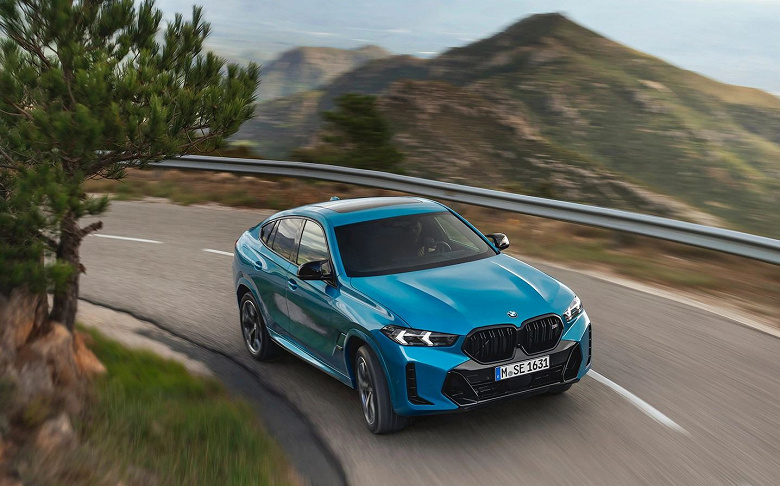 Кроссоверы BMW X6 2024 с M-пакетом и 3,0-литровым мотором появились у официального дилера BMW. Машины продаются с гарантией 1 год