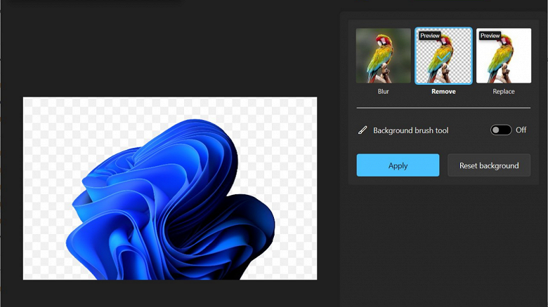 Приложение Microsoft Photos научилось удалять и заменять фон на фотографиях и картинках