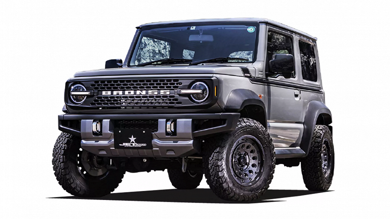 Две легенды: Suzuki Jimny сделали похожим на Ford Bronco