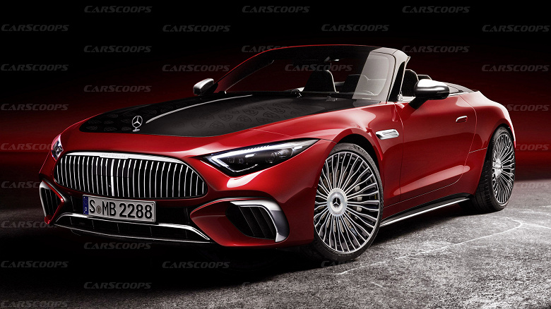 Mercedes-AMG SL 2025 впервые засняли вживую