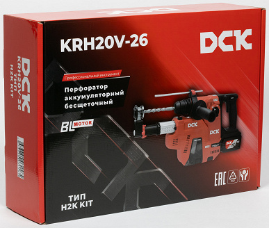 Обзор аккумуляторного перфоратора DCK KRH20V-26