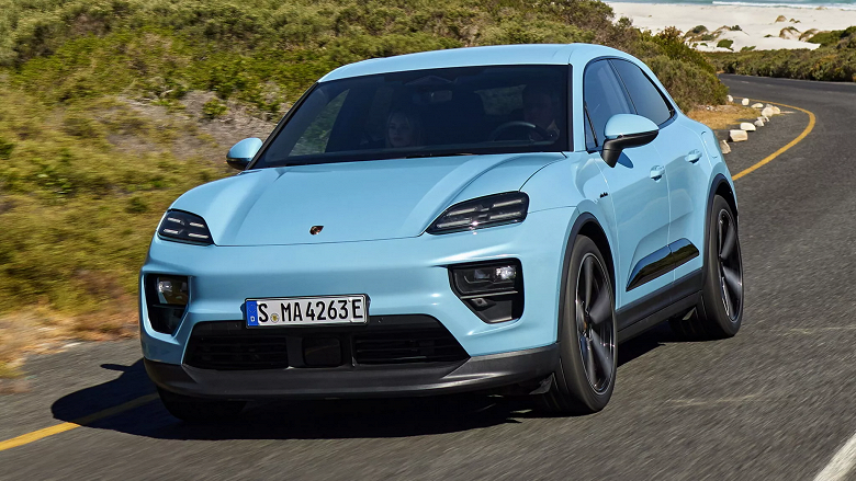 Представлены самая доступная версия Porsche Macan EV, вариант Macan 4S и внедорожный пакет с кроссоверным клиренсом до 225 мм