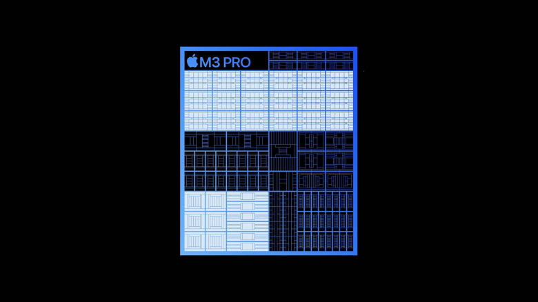 SoC Apple M3 Pro имеет меньше больших ядер, меньше ядер GPU и ниже пропускную способность памяти, чем M2 Pro