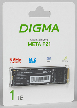 Тестирование недорогих SSD-накопителей Digma Meta M6E, Meta P21 и Meta S69 емкостью 1 ТБ