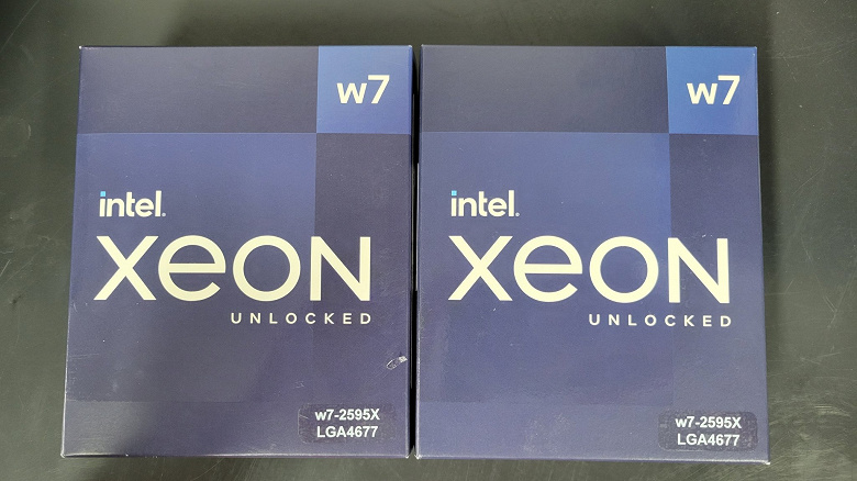 Будущий флагманский процессор Intel Xeon W7-2595X засветился в Сети: 26 ядер при частоте 4,8 ГГц и потреблении 250 Вт