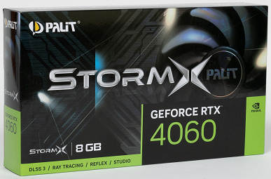 Обзор видеокарты Palit GeForce RTX 4060 StormX (8 ГБ)