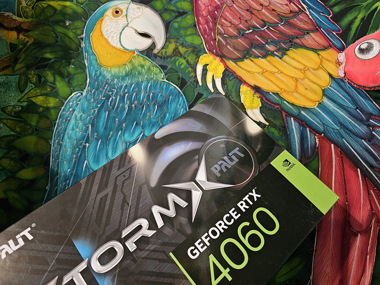 Обзор видеокарты Palit GeForce RTX 4060 StormX (8 ГБ)