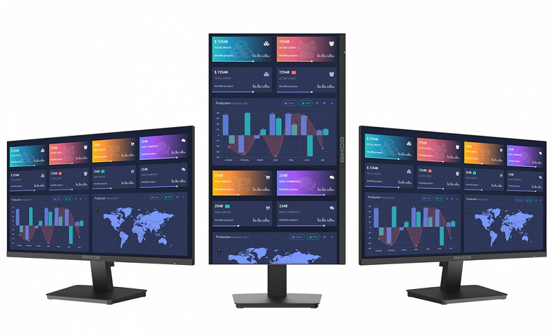 В России стартовали поставки монитора Rikor с максимальным уровнем локализации