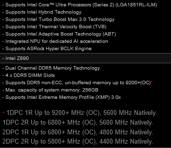 Системные платы для новых CPU Intel позволят использовать память DDR5 с эффективной частотой почти 10 ГГц