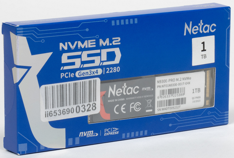 Тестирование бюджетного SSD Netac N930E Pro 1 ТБ в честь пятилетнего юбилея названия модели