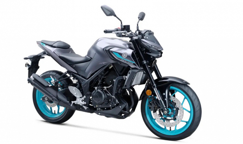 Представлен бензиновый мотоцикл Yamaha MT-03 2024 с амортизаторами KYB за $5600