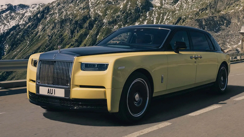 Эту машину создавали три года. Представлен Rolls-Royce Phantom Goldfinger с золотым слитком, спрятанным в салоне