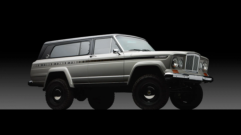 Представлен рестомод Jeep Cherokee 1975 с 6,4-литровым Hemi V8, климат-контролем и современной аудиосистемой