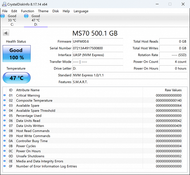 Тестирование портативных внешних SSD на платформе Phison U17: Silicon Power DS72, MS60 и MS70 емкостью 500 ГБ