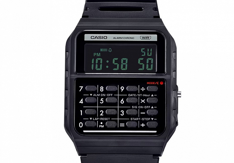 Представлены современные часы с калькулятором Casio