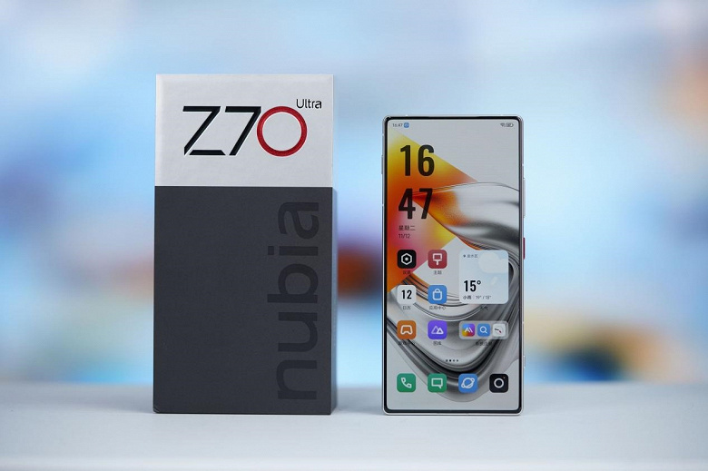 Первый на рынке смартфон с рекордным по ряду параметров экраном Nubia Z70 Ultra, его упаковку и зарядное устройство показали вживую