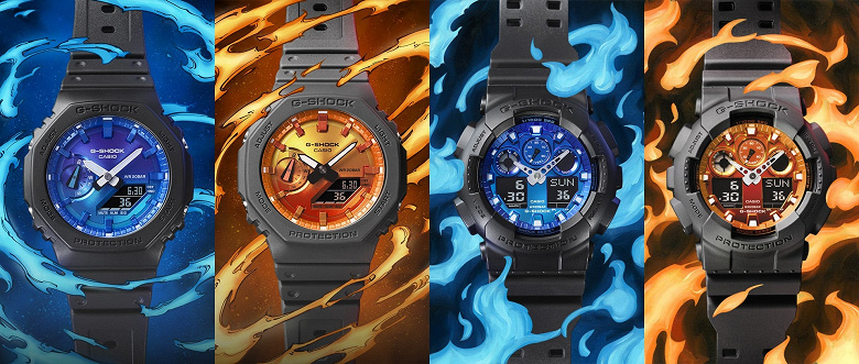 Представлены часы Casio G-Shock Flame Inside