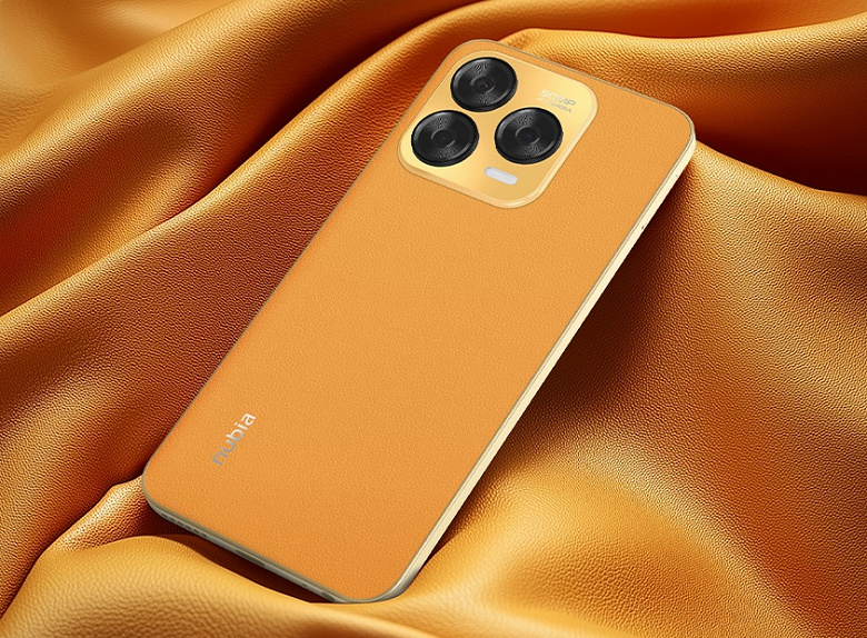 Представлен недорогой смартфон ZTE Nubia V70 Design с «кожаной» задней панелью 